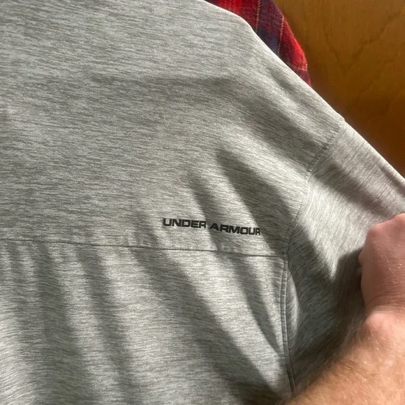 Under Armour Men's Gray Polo Golf Shirt XL EUC - Picture 4 of 8